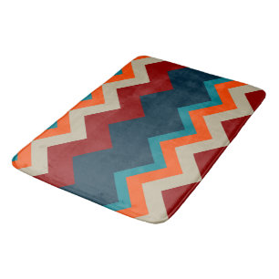 Southwest Chevron Bath Mat
