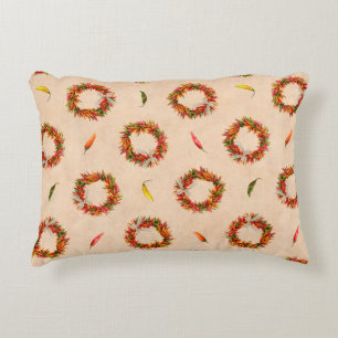Southwest Chile Wreaths All Over Pattern Decorative Cushion