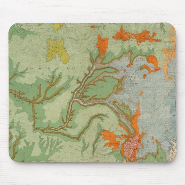 Southwest Colorado and Parts of New Mexico Mouse Mat (Front)