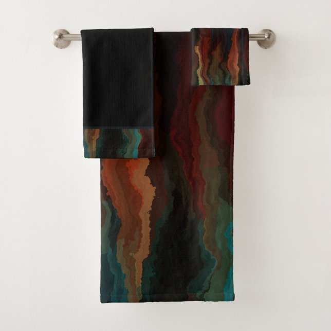 Southwest Colour Blend Bath Towel Set (Insitu)