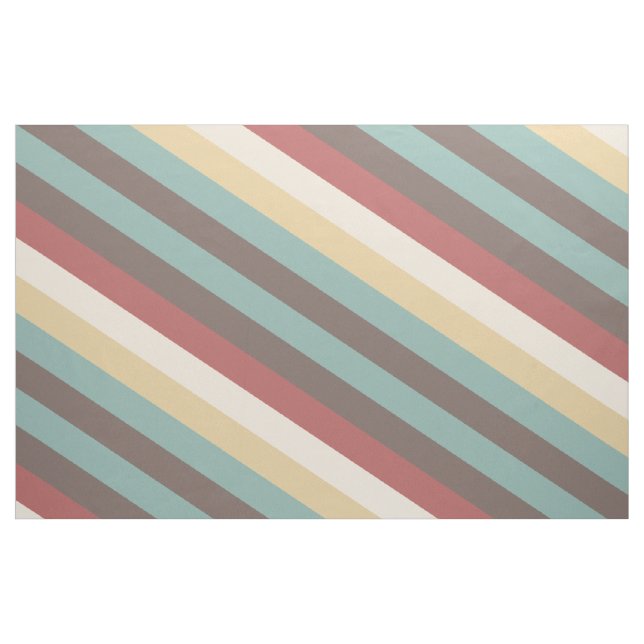 Southwest Colour Diagonal Stripes Pattern Fabric (Fat Quarter)