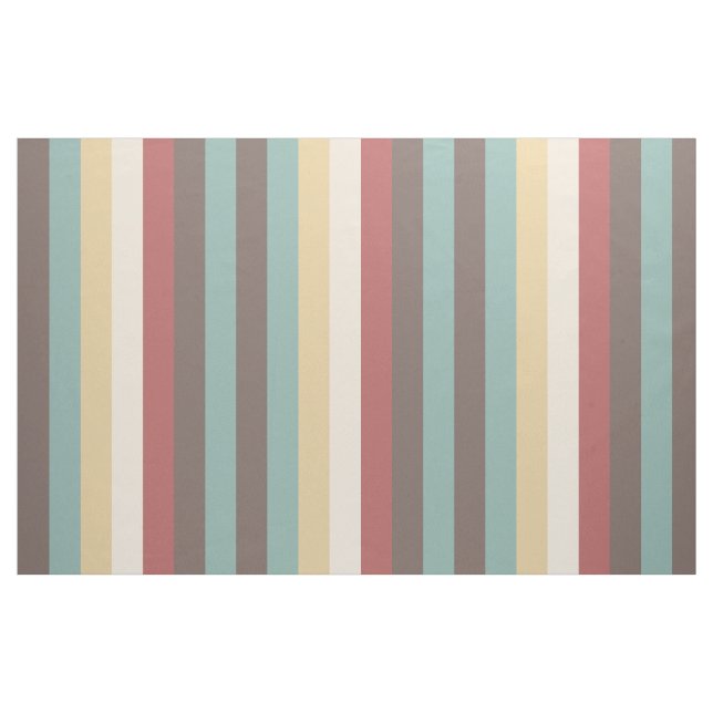 Southwest Colour Vertical Stripes Pattern Fabric (Fat Quarter)