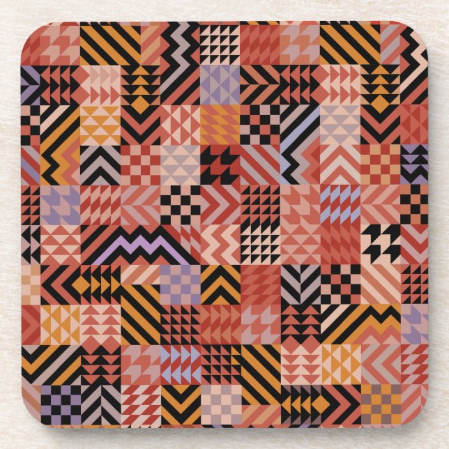 Southwest Contemporary Graphic Coaster (Front)