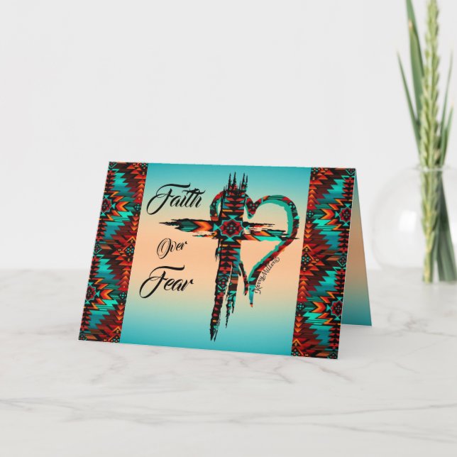 Southwest Cross Birthday Card (Front)