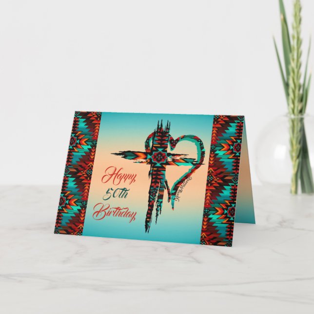Southwest Cross Birthday Card (Front)