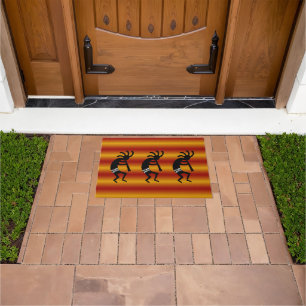 Southwest Dancing Kokopelli Desert Sunset Doormat