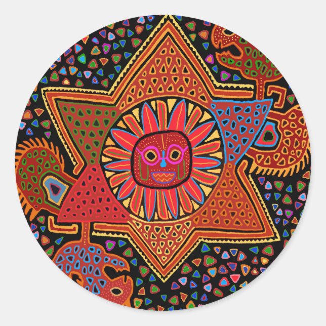 Southwest Del Sol Classic Round Sticker (Front)