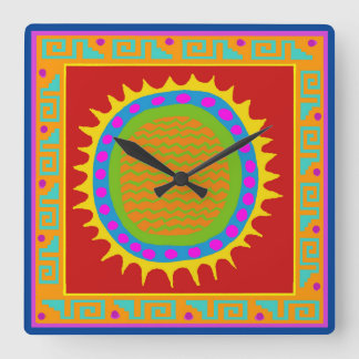Southwest Del Sol Wall Clock