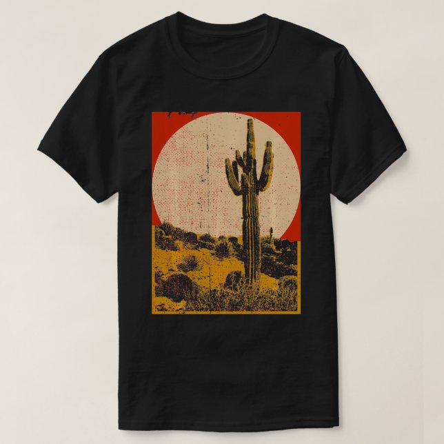 Southwest Desert Cactus  T-Shirt (Design Front)