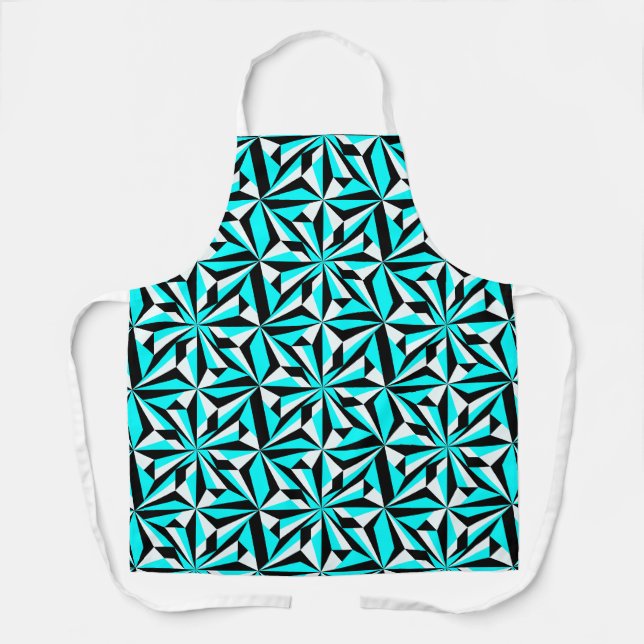 Southwest Desert Flowers in Turquoise Apron (Front)