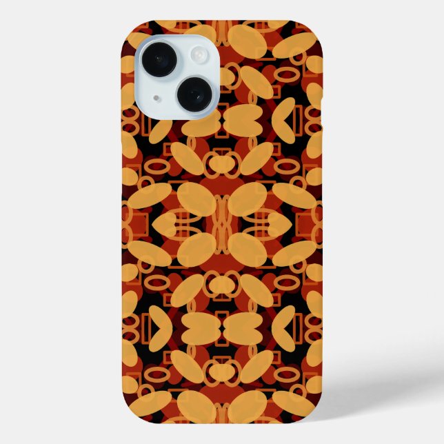 Southwest Desert Landscape Colours Abstract Art Case-Mate iPhone Case (Back)