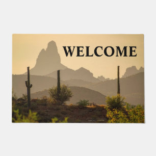 Southwest Desert Mountain Weaver's Needle Arizona Doormat