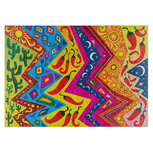 Southwest Desert Pattern Cutting Board