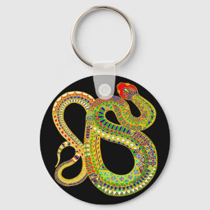 Southwest Desert Rattler Key Ring