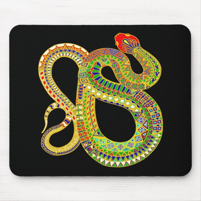Southwest Desert Rattler Mouse Mat (Front)