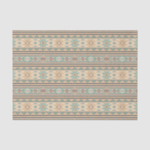 Southwest Design Green Brown Tan Tissue Paper