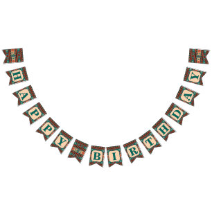 Southwest Design Pattern Happy Birthday Bunting