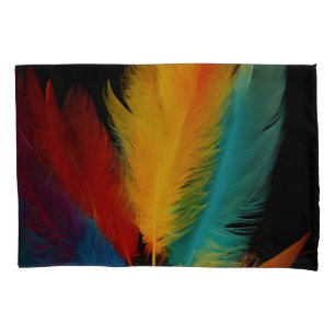 Southwest Feather Abstract Pillowcase