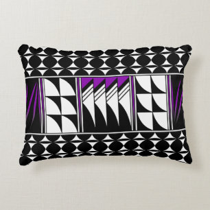 Southwest Feather Blessing in Purple Decorative Cushion