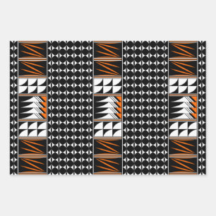 Southwest Feather Blessing Wrapping Paper Sheet