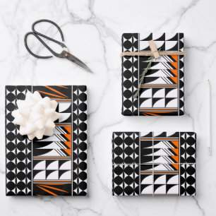 Southwest Feather Blessing Wrapping Paper Sheet