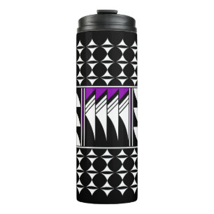 Southwest Feather Blessings in Purple Thermal Tumbler