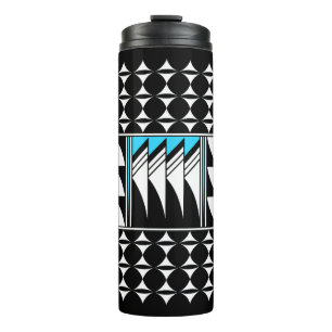 Southwest Feather Blessings in Turquoise Thermal Tumbler