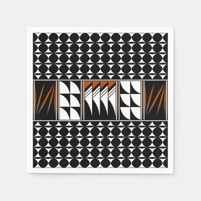 Southwest Feather Blessings Napkin (Front)