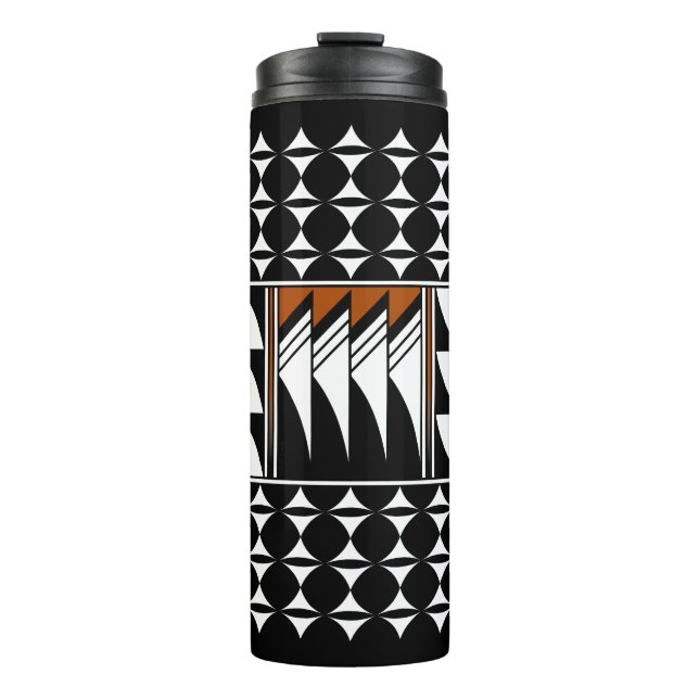 Southwest Feather Blessings Thermal Tumbler (Front)