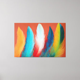 Southwest Feathers Canvas Print
