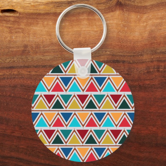 Southwest Feathers Key Ring (Front)
