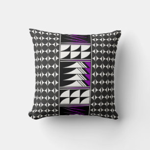 Southwest Four Feathers in Purple Cushion