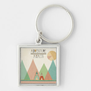 Southwest Geo III   Adventure Awaits Key Ring
