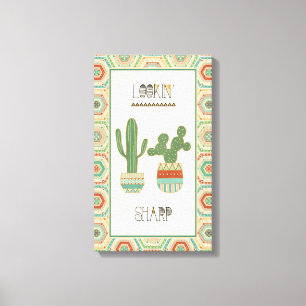 Southwest Geo IX   Lookin' Sharp Canvas Print