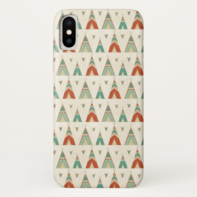 Southwest Geo Step | Geometric Teepee Pattern Case-Mate iPhone Case (Back)
