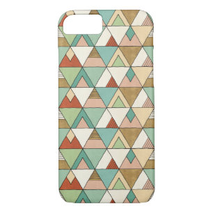 Southwest Geo Step Hand Drawn Tribal Pattern iPhone 8/7 Case