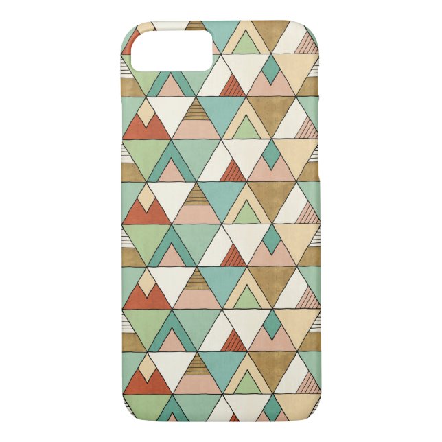 Southwest Geo Step | Hand Drawn Tribal Pattern Case-Mate iPhone Case (Back)