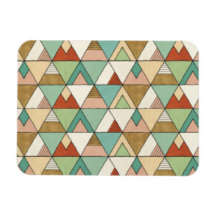 Southwest Geo Step Hand Drawn Tribal Pattern Magnet