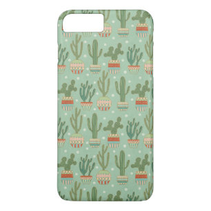 Southwest Geo Step Potted Cactus Pattern iPhone 8 Plus/7 Plus Case