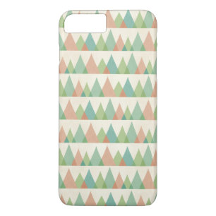 Southwest Geo Step Teal & Coral Triangles iPhone 8 Plus/7 Plus Case