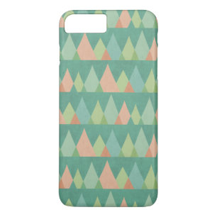 Southwest Geo Step   Teal Triangle Pattern iPhone 8 Plus/7 Plus Case