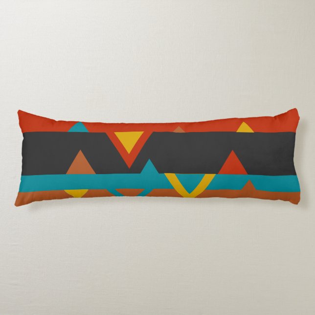 Southwest Geometric Body Cushion (Front)