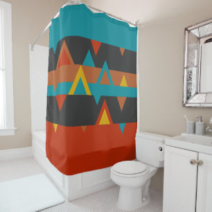 Southwest Geometric Shower Curtain