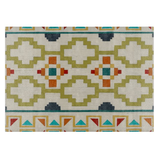 Southwest Geometry I Cutting Board (Front)