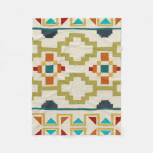 Southwest Geometry I Fleece Blanket
