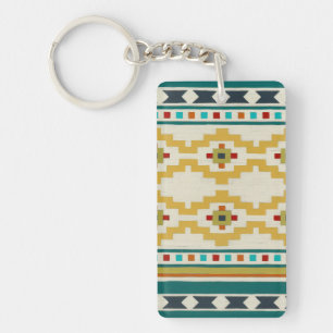 Southwest Geometry III Key Ring