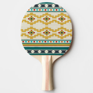 Southwest Geometry III Ping Pong Paddle