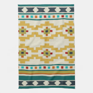 Southwest Geometry III Tea Towel