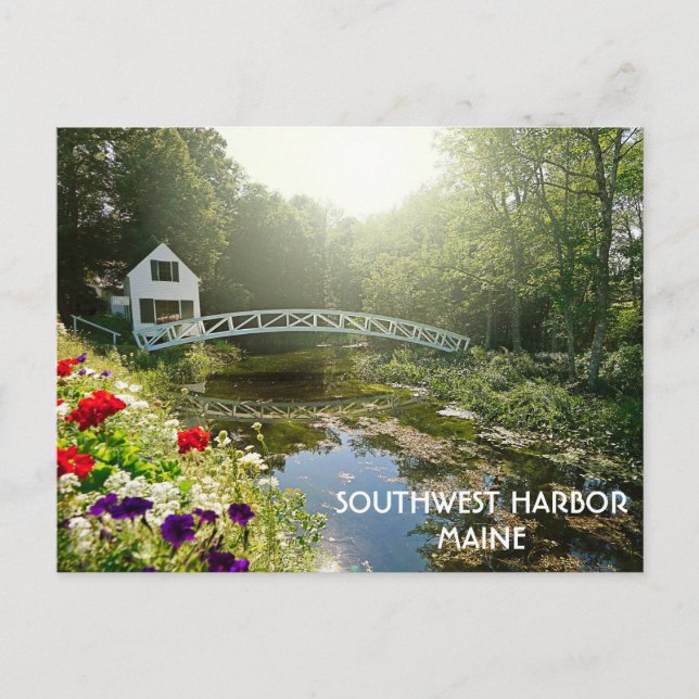 Southwest Harbour Maine Mount Desert Island Travel Postcard (Front)