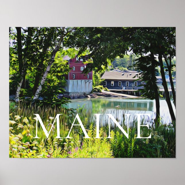 Southwest Harbour Maine Poster (Front)
